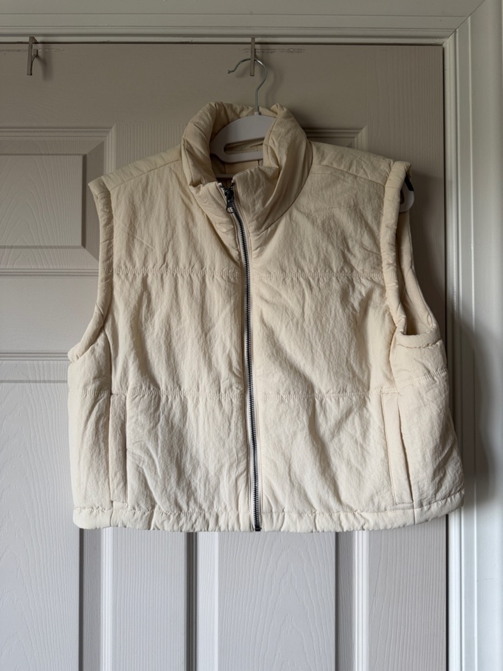 Thread & Supply Cream Quilted Vest